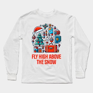 Fly high above the snow Long Sleeve T-Shirt